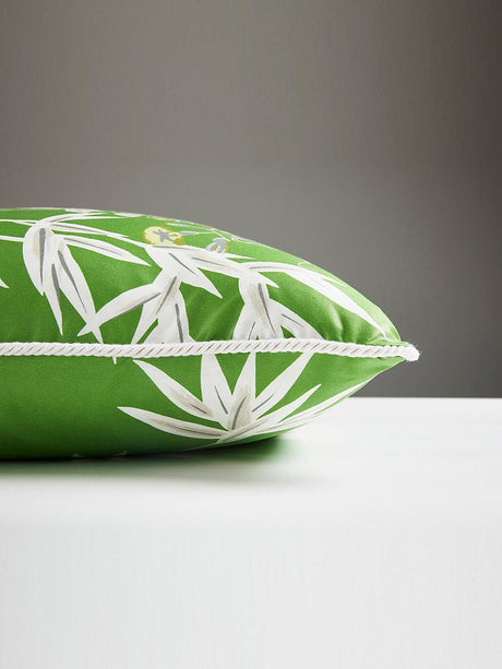 Scalamandre Jardin De Chine 22 X 22 - Jade Decorative Pillow