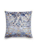 Scalamandre Palazzo Velvet 22 X 22 - Indigo Decorative Pillow
