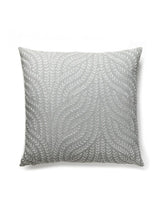 Scalamandre Willow Vine Embroidery 22 X 22 - French Grey Decorative Pillow