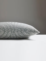 Scalamandre Willow Vine Embroidery 22 X 22 - French Grey Decorative Pillow