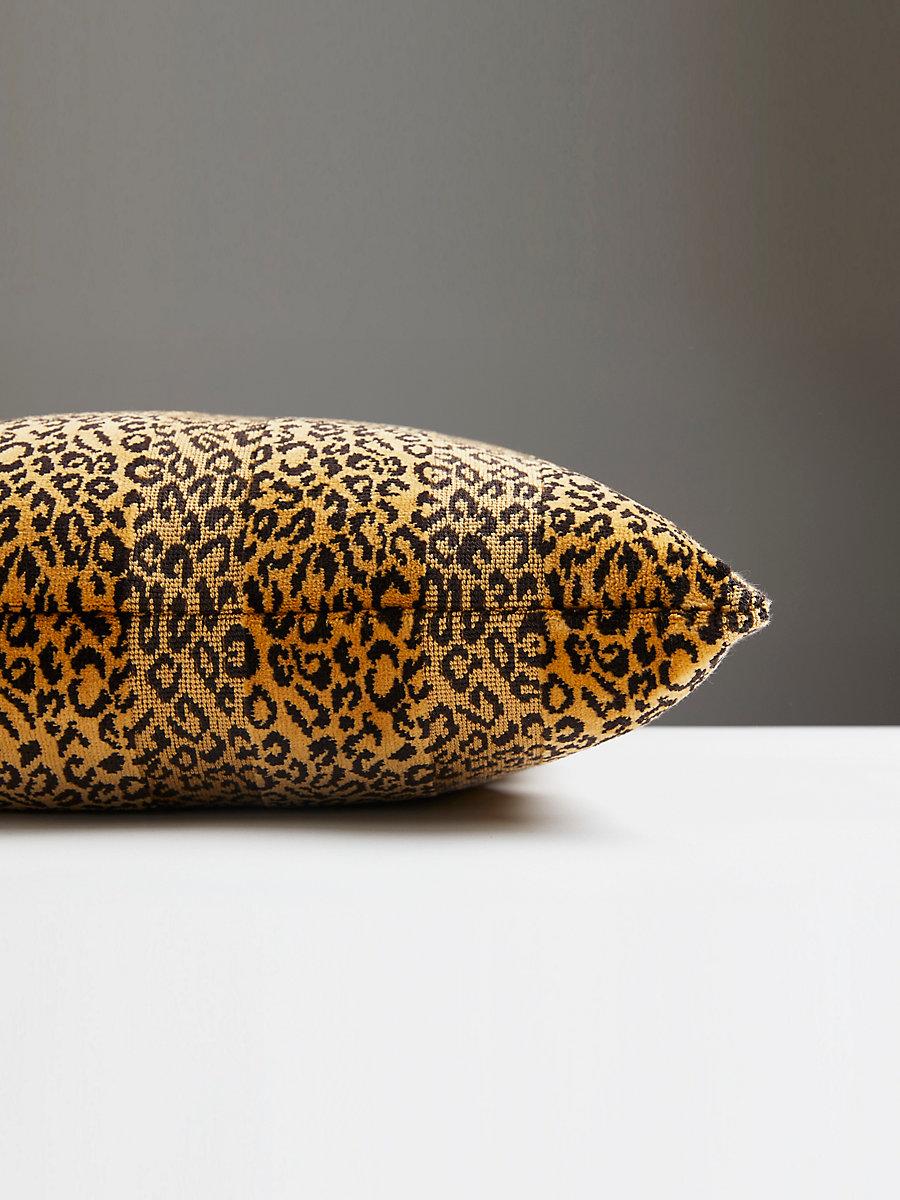 Scalamandre Corbet 22 X 22 - Brown Decorative Pillow