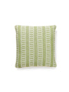 Scalamandre Lark Stripe 18X18 - Grass Pillow