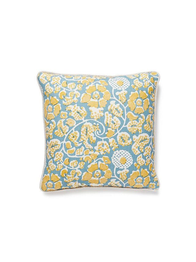 Scalamandre Maiden Floral 18 X 18 - Aruba Decorative Pillow