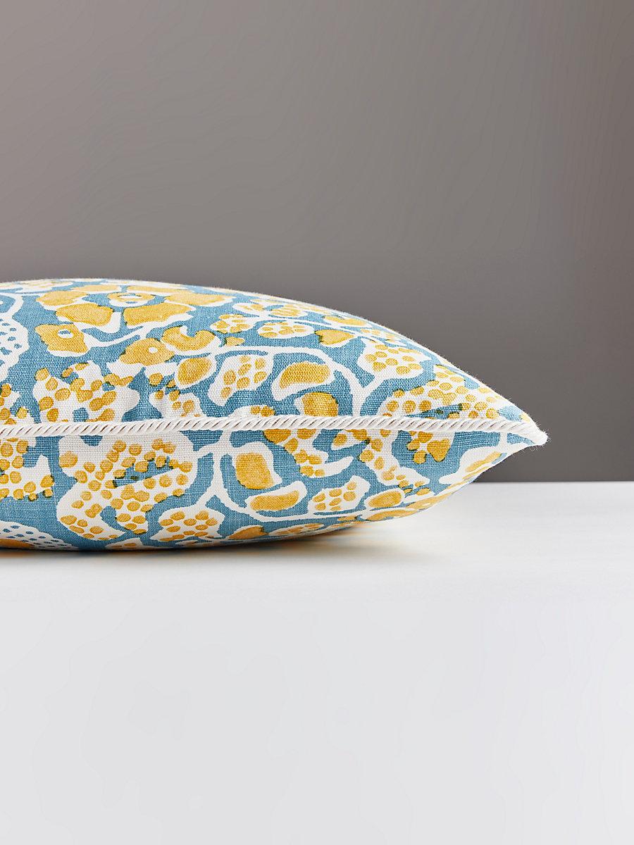 Scalamandre Maiden Floral 18 X 18 - Aruba Decorative Pillow