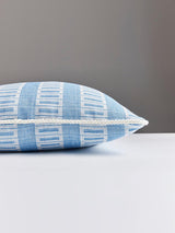 Scalamandre Lark Stripe 18 X 18 - Bluebell Decorative Pillow