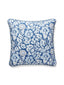 Scalamandre Maiden Floral 22 X 22 - Denim Decorative Pillow