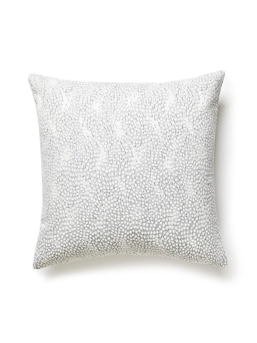 Scalamandre Flurry 22 X 22 - Snow Decorative Pillow