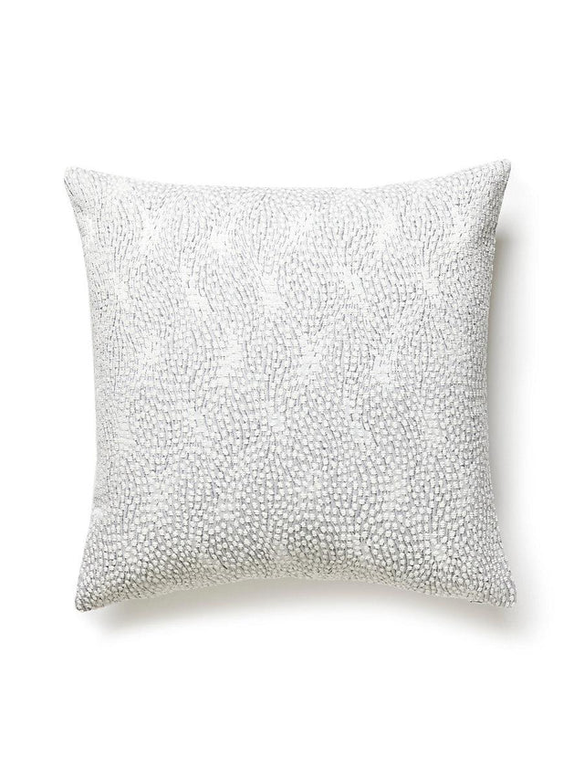Scalamandre Flurry 22 X 22 - Snow Decorative Pillow