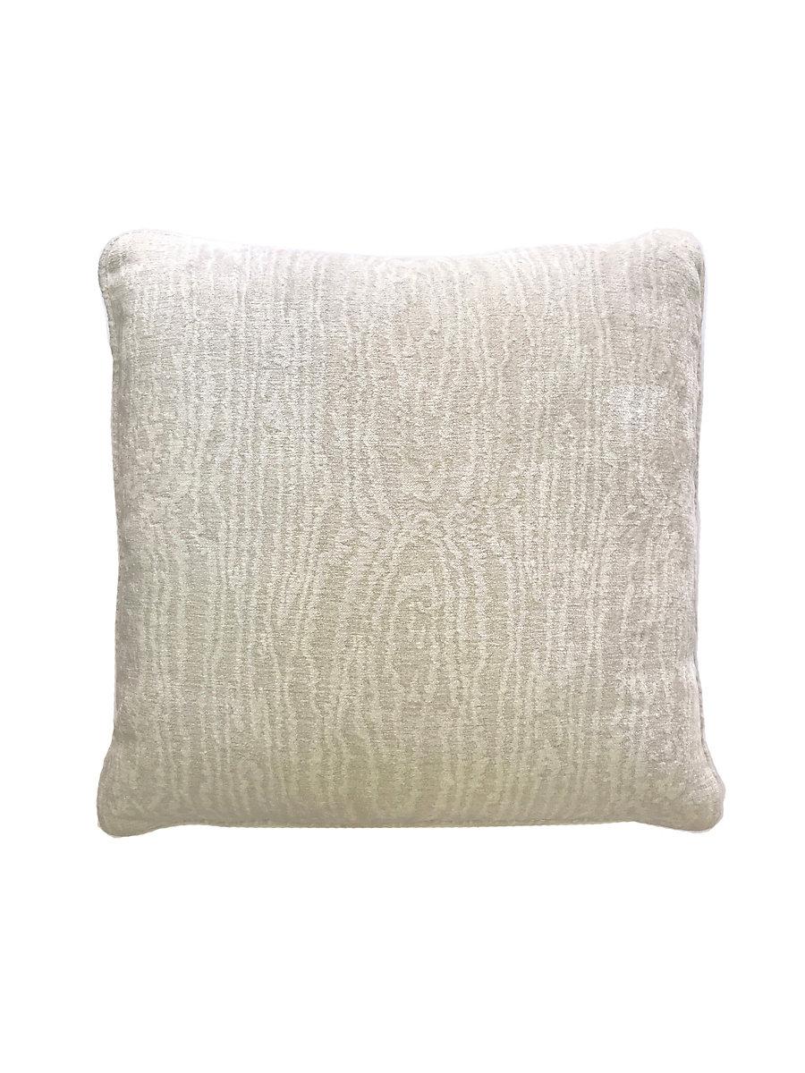 Scalamandre Whitby 22 X 22 - Winter White Decorative Pillow