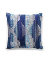 Scalamandre Tundra Blanket 22 X 22 - Ozone Blue Decorative Pillow