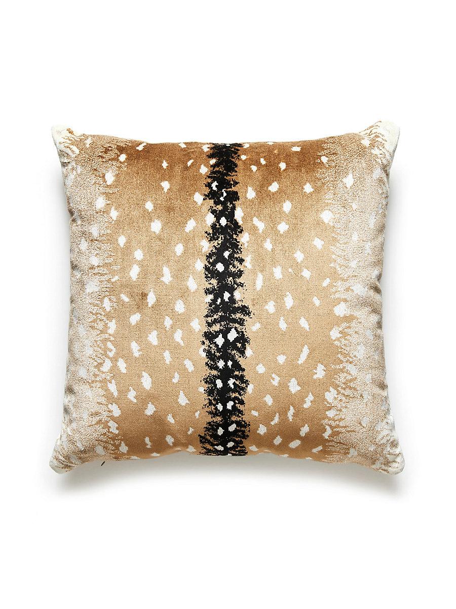 Scalamandre Antelope 22 X 22 - Fawn Decorative Pillow
