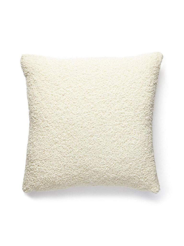 Scalamandre Mouton Boucle White Pillow