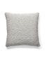 Scalamandre Mouton Boucle 22 X 22 - Silver Decorative Pillow