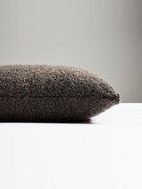 Scalamandre Mouton Boucle 22 X 22 - Ash Brown Decorative Pillow