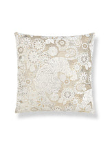 Scalamandre Siberian Tiger 22 X 22 - White Tawny Decorative Pillow