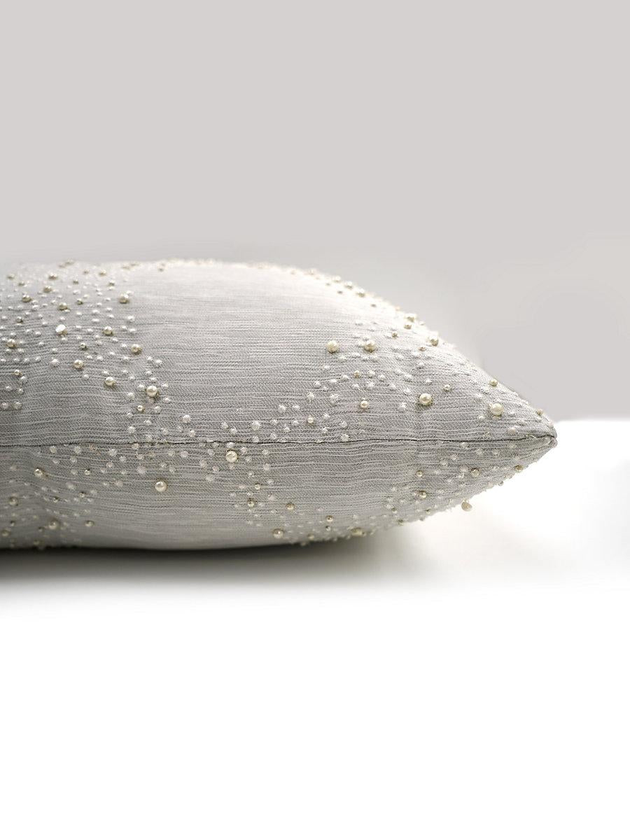 Scalamandre Pearlescence 22 X 22 - Pearl Decorative Pillow
