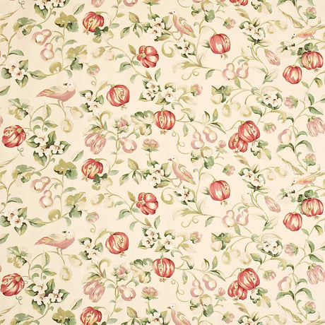 Sanderson Pear & Pomegranate Mauve/ Fennel Fabric