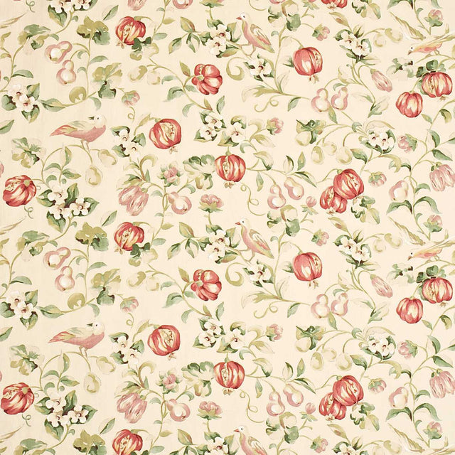 Sanderson Pear & Pomegranate Mauve/ Fennel Fabric