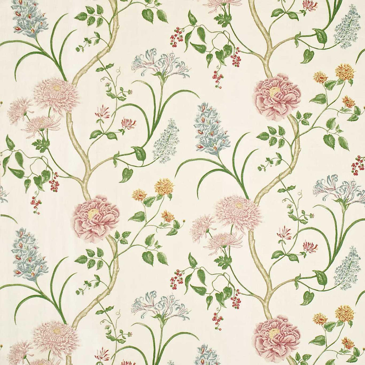 Sanderson Summer Tree Lilac Fabric