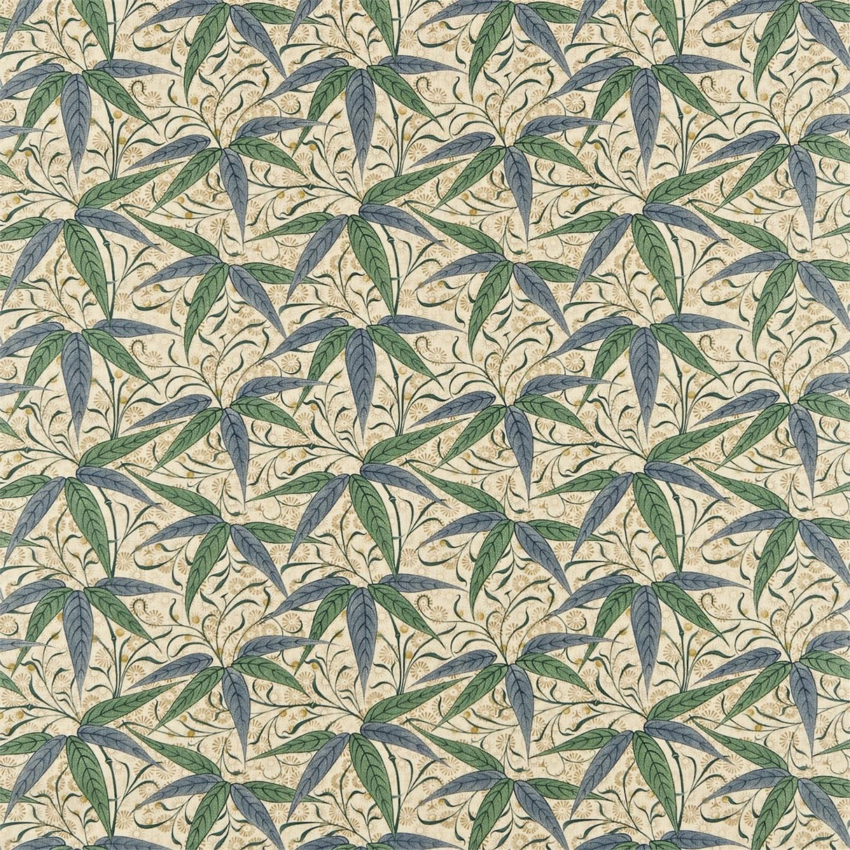 Morris & Co Bamboo Thyme/Artichoke Fabric