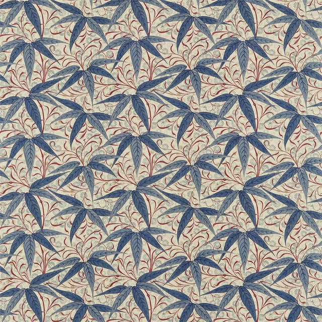 Morris & Co Bamboo Indigo/Woad Fabric