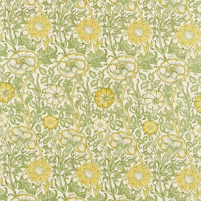 Morris & Co Pink & Rose Cowslip/Fennel Fabric