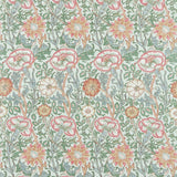 Morris & Co Pink & Rose Eggshell/Rose Fabric