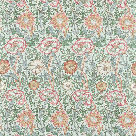 Morris & Co Pink & Rose Eggshell/Rose Fabric