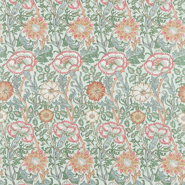 Morris & Co Pink & Rose Eggshell/Rose Fabric