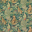 Morris & Co Forest (Velvet) Azure Fabric