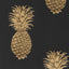Sanderson Pineapple Royale Graphite/Gold Wallpaper
