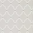 Sanderson Empire Trellis Silver/Calico Wallpaper