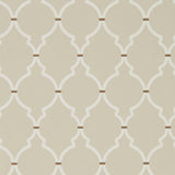 Sanderson Empire Trellis Linen/Cream Wallpaper