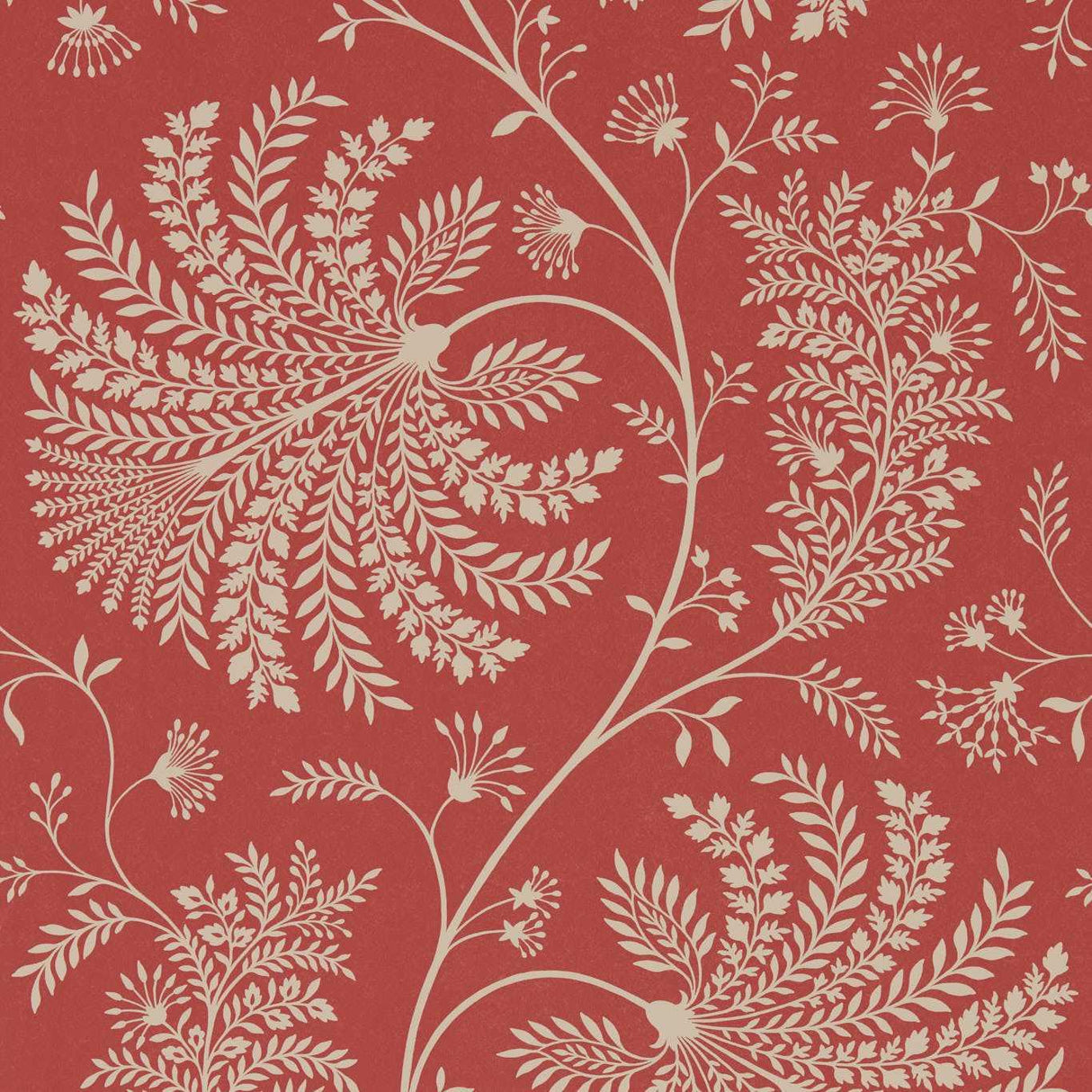 Sanderson Mapperton Russet/Cream Wallpaper