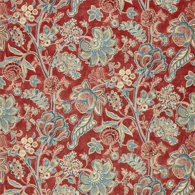 Sanderson Shalimar Ruby/Teal Fabric