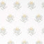 Sanderson Protea Flower Daffodil/Natural Fabric