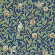 Morris & Co Bird & Pomegranate Blue/Sage Wallpaper