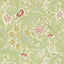 Morris & Co Leicester Green/Coral Wallpaper