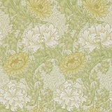 Morris & Co Chrysanthemum Pale Olive Wallpaper