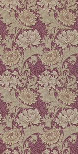 Morris & co Chrysanthemum Wine Wallpaper