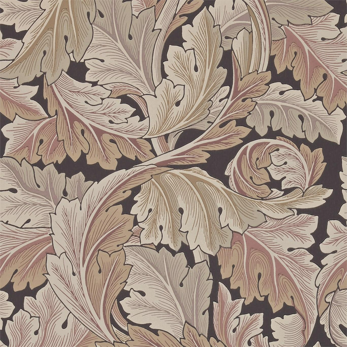 Morris & Co Acanthus Terracotta Wallpaper