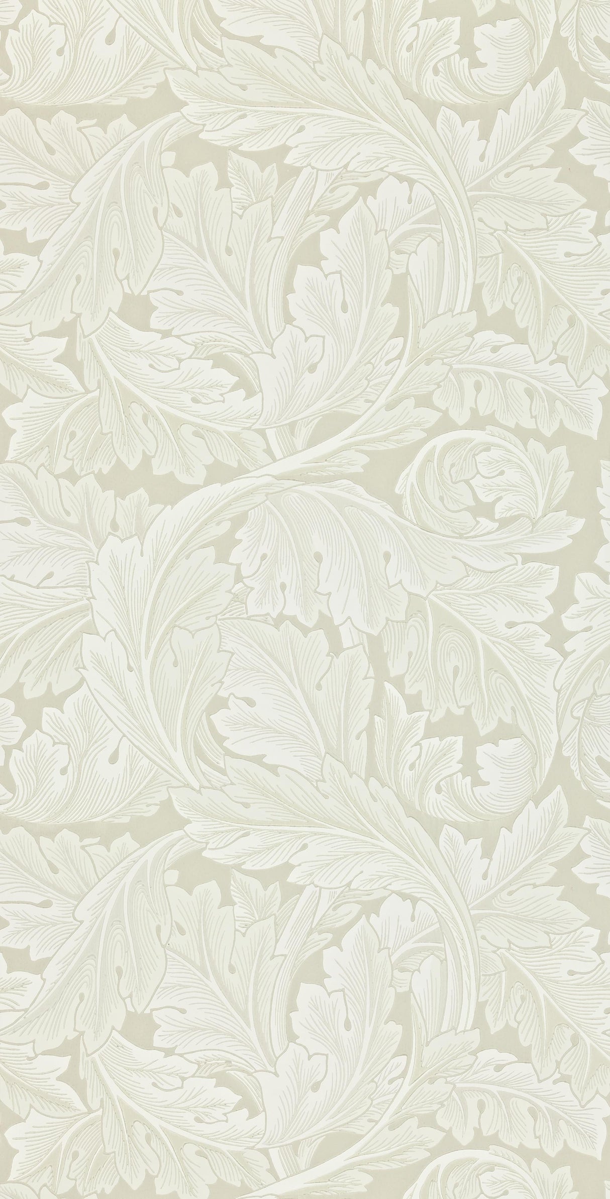 Morris & co Acanthus Chalk Wallpaper
