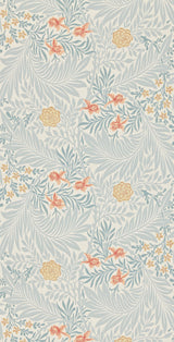 Morris & co Larkspur Slate/Russet Wallpaper