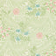 Morris & Co Larkspur Green/Coral Wallpaper