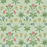 Morris & Co Daisy Pale Green/Rose Wallpaper