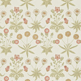 Morris & Co Daisy Coral/Manilla Wallpaper