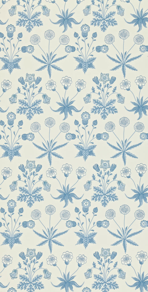 Morris & Co Daisy Blue/Ivory Wallpaper