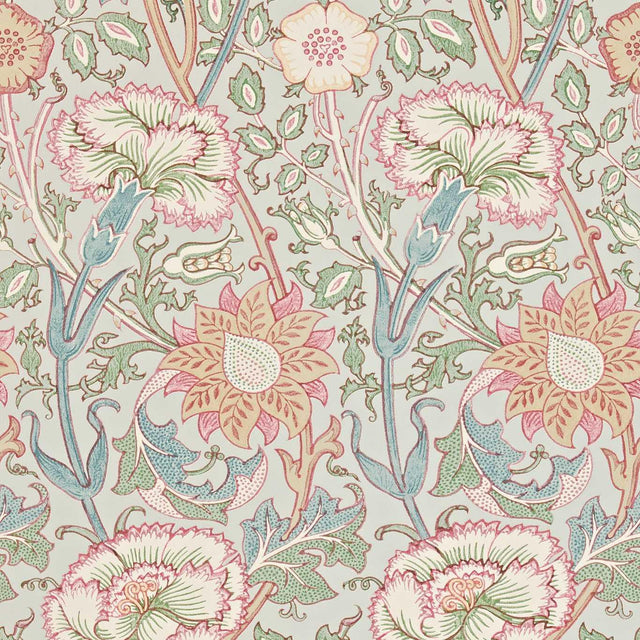 Morris & Co Pink & Rose Eggshell/Rose Wallpaper