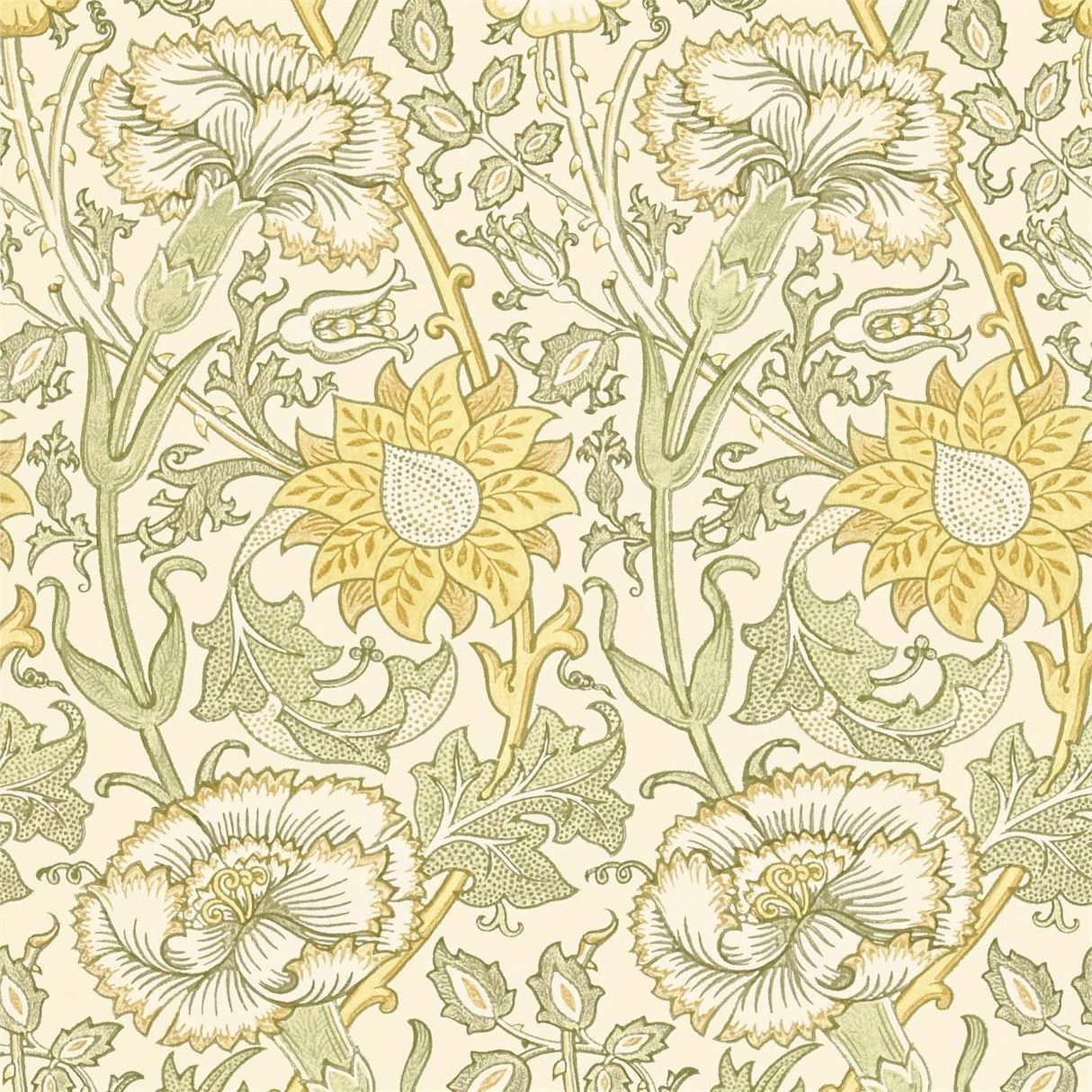 Morris & Co Pink & Rose Cowslip/Fennel Wallpaper