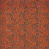 Morris & Co Marigold Navy/Burnt Orange Fabric
